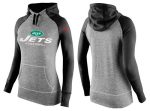Nike New York Jets Performance Hoodie Grey Black