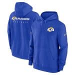 Los Angeles Rams Blue Sideline Club Fleece Pullover Hoodie
