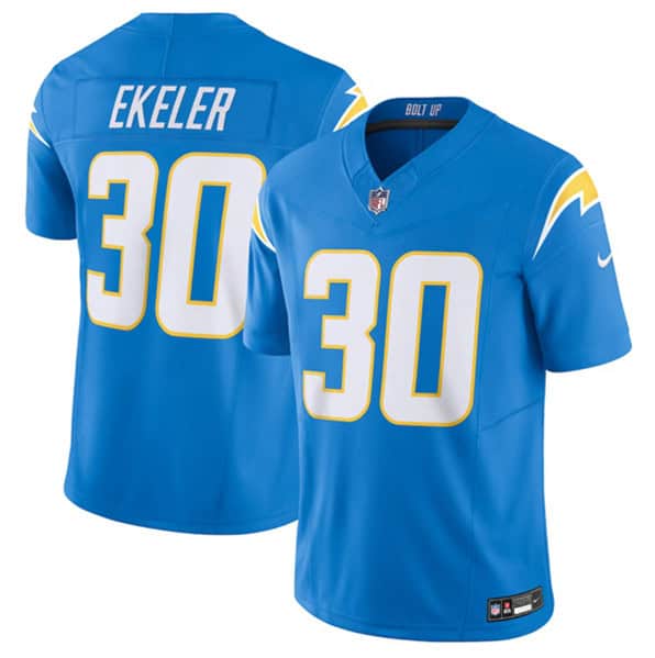 Los Angeles Chargers #30 Austin Ekeler Blue 2023 F.U.S.E. Vapor Untouchable Limited Stitched Jersey