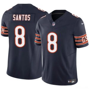 Chicago Bears #8 Cairo Santos Navy 2025 F.U.S.E. Vapor Untouchable Limited Stitched Jersey