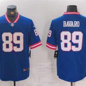 New York Giants #89 Mark Bavaro Royal Vapor Untouchable Classic Retired Player Stitched Jersey