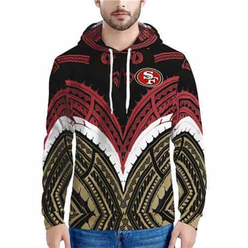 San Francisco 49ers Red Black Hoodie