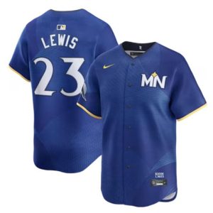 Minnesota Twins #23 Royce Lewis Royal 2024 City Connect Limited Stitched Jersey