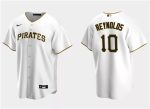 Pittsburgh Pirates #10 Bryan Reynolds White Cool Base Stitched Jersey