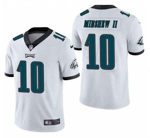 Philadelphia Eagles #10 Gardner Minshew II White Vapor Untouchable Limited Stitched Jersey