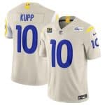 Los Angeles Rams #10 Cooper Kupp Bone 2024 F.U.S.E. With 4-Star C Patch Vapor Untouchable Stitched Jersey