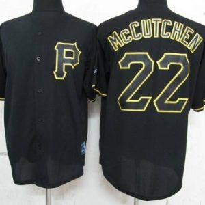 Pirates #22 Andrew McCutchen Black Fashion Stitched Jersey