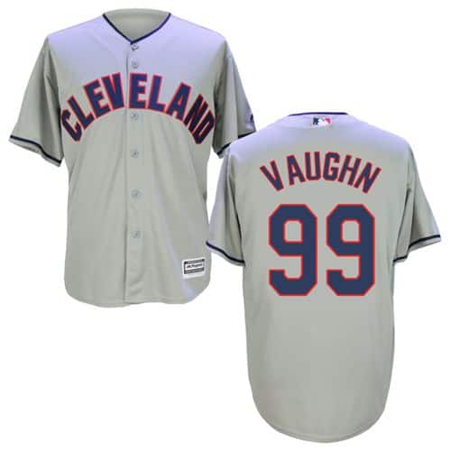 Indians #99 Ricky Vaughn Grey New Cool Base Stitched Jersey