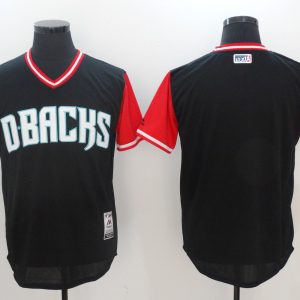 Arizona Diamondbacks Majestic Black Red 2018 Players' Weekend Authentic Team Stitched Jersey