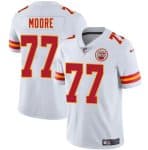 Kansas City Chiefs #77 Jaylon Moore White 2025 Vapor Untouchable Limited Stitched Jersey