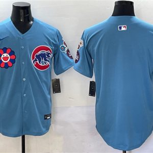 Chicago Cubs Blank Blue 2025 Tokyo Series 2nd Alternate Limited Stitched Jersey
