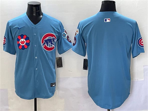 Chicago Cubs Blank Blue 2025 Tokyo Series 2nd Alternate Limited Stitched Jersey