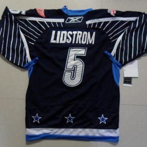 Red Wings #5 Nicklas Lidstrom 2011 All Star Stitched Dark Blue Jersey
