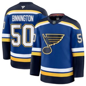 St. Louis Blues Custom Blue 2024-25 Home Stitched Jersey