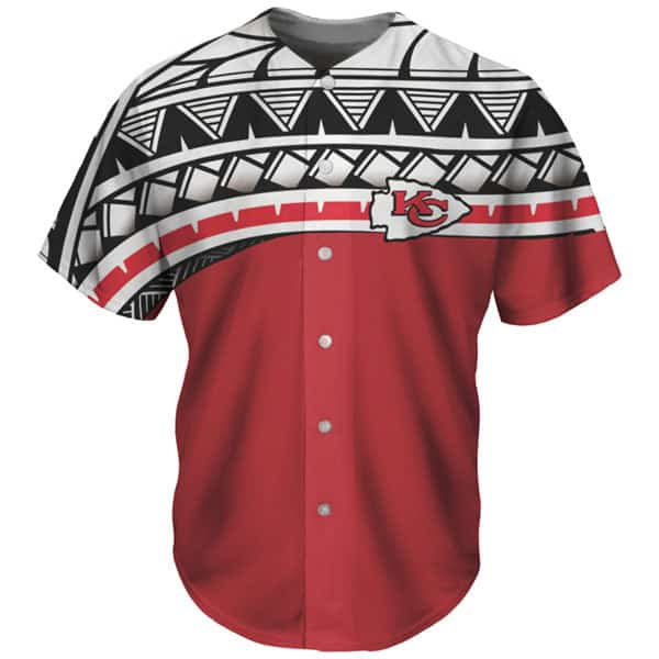 Kansas City Chiefs Red Baseball Jersey