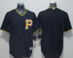 Pirates Blank Black New Cool Base Stitched Jersey
