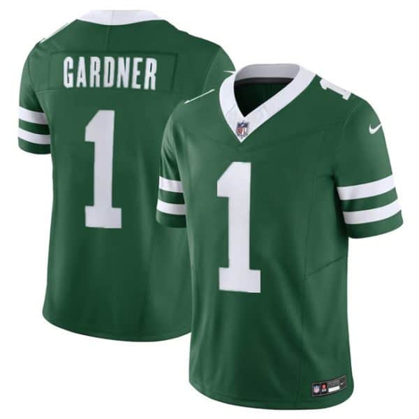 New York Jets #1 Sauce Gardner Green 2024 F.U.S.E. Vapor Limited Stitched Jersey