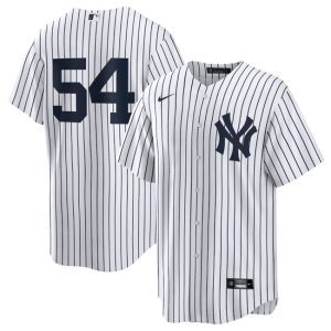 New York Yankees #54 Max Fried White 2024 Cool Base Stitched Jersey