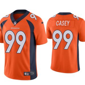 Denver Broncos #99 Jurrell Casey Orange Vapor Untouchable Limited Stitched Jersey