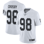 Raiders #98 Maxx Crosby White Vapor Untouchable Limited Stitched Jersey