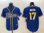 Los Angeles Rams #17 Puka Nacua Royal Cool Base Stitched Jersey