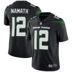 New York Jets #12 Joe Namath Black Vapor Untouchable Limited Stitched Jersey