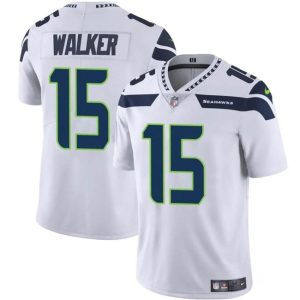 Seattle Seahawks #15 P.J. Walker White Vapor Limited Stitched Jersey