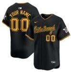 Pittsburgh Pirates Custom Black Alternate Limited Stitched Jersey