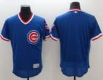 Cubs Blank Blue Flexbase Authentic Collection Cooperstown Stitched Jersey