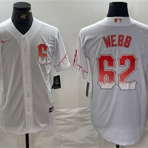 San Francisco Giants #62 Logan Webb White City Connect Cool Base Stitched Jersey