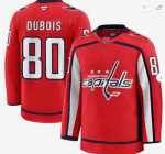 Washington Capitals #80 Pierre-Luc Dubois Red 2024-25 Home Stitched Jersey