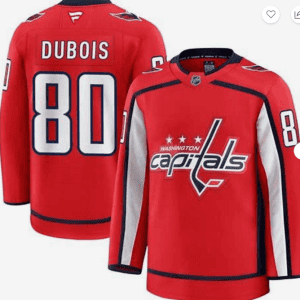 Washington Capitals #80 Pierre-Luc Dubois Red 2024-25 Home Stitched Jersey