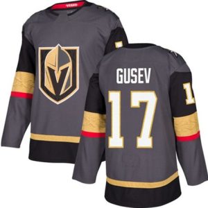 Vegas Golden Knights#17 Nikita Gusev Gray Adidas Stitched Jersey