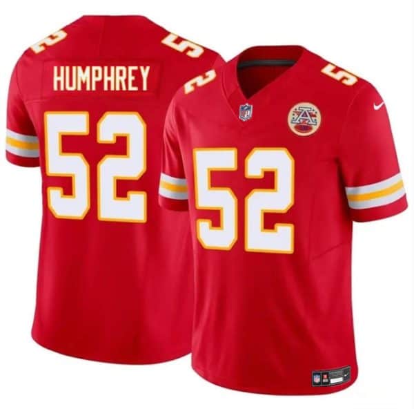 Kansas City Chiefs #52 Creed Humphrey Red 2024 F.U.S.E Vapor Untouchable Limited Stitched Jersey