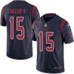 Texans #15 Will Fuller V Navy Blue Stitched Limited Rush Nike Jersey