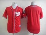 Nationals Blank Red Cool Base Stitched Jersey