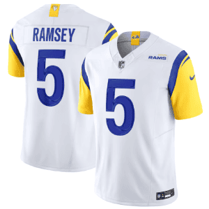 Los Angeles Rams #5 Jalen Ramsey White 2023 F.U.S.E. Vapor Untouchable Limited Stitched Jersey