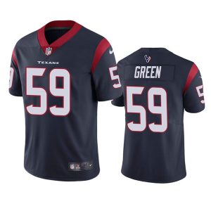 Houston Texans #59 Kenyon Green Navy Vapor Untouchable Limited Stitched Jersey