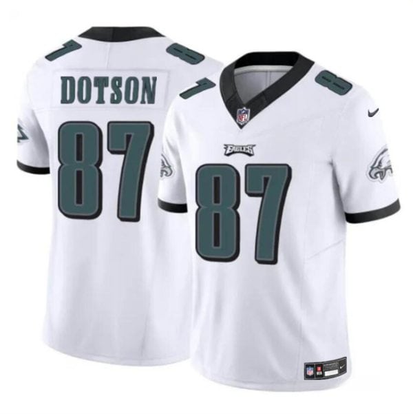 Philadelphia Eagles #87 Jahan Dotson White F.U.S.E Vapor Untouchable Limited Stitched Jersey