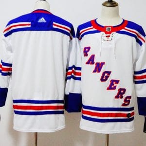 New York Rangers White Stitched Adidas Jersey