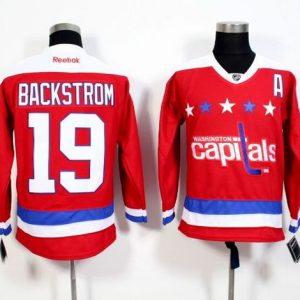 Capitals #19 Nicklas Backstrom Red Alternate Stitched Jersey