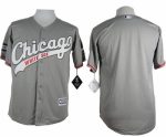 White Sox Blank Grey New Cool Base Stitched Jersey