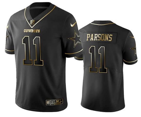 Dallas Cowboys #11 Micah Parsons Black Limited Stitched Jersey