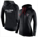 Nike Atlanta Falcons Full-Zip Performance Hoodie Black