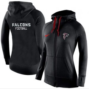 Nike Atlanta Falcons Full-Zip Performance Hoodie Black