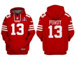 San Francisco 49ers Custom Red Super Bowl LVIII Alternate Pullover Hoodie