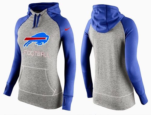 Nike Buffalo Bills Performance Hoodie Grey Blue_1
