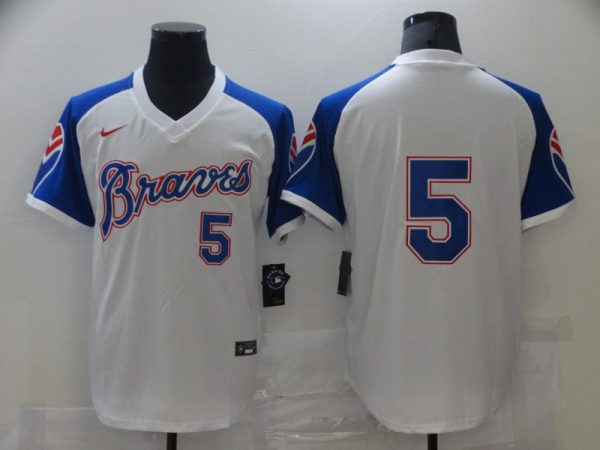 Atlanta Braves #5 Cool Base Stitched Jersey
