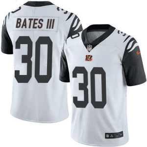 Cincinnati Bengals #30 Jessie Bates III White Limited Stitched Jersey