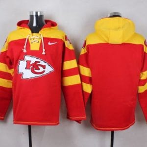 Youth Kansas City Chiefs Blank Red Pullover Hoodie